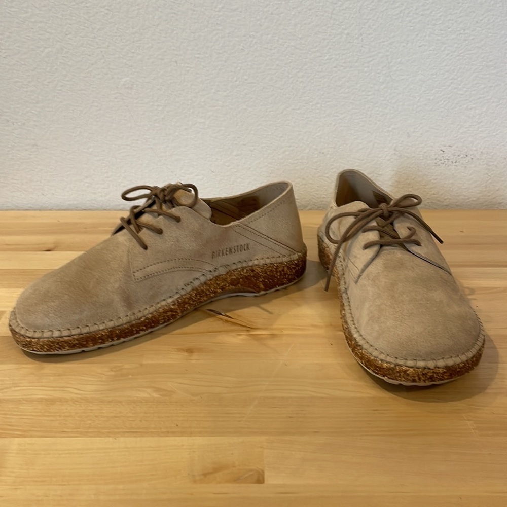 Birkenstock lace up Gary. Suede. Ginger. Woman’s 38 / US 7-7.5